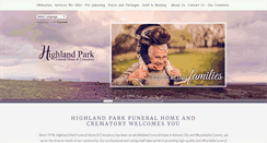 Desktop Screenshot of highlandparkfh.com
